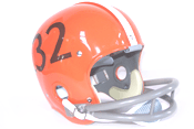 With the numbers, before the brown stripes.