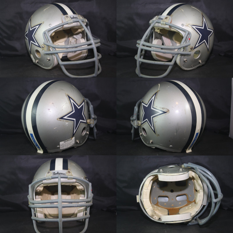 Real Stuff Sports Game Used Football Helmets