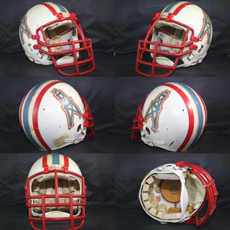 Real Stuff Sports Game Used Football Helmets