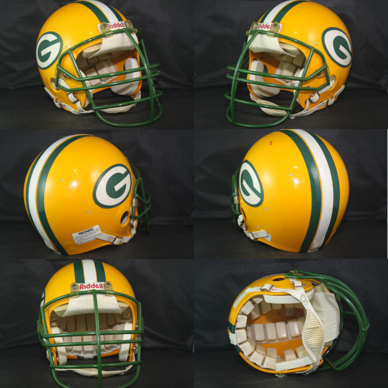 Real Stuff Sports Game Used Football Helmets